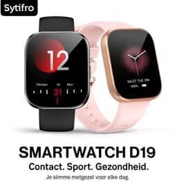 Sytifro Smartwatch Dames met 2 Verwisselbare Bandjes - Bluetooth Bellen - 1.83 Inch HD Scherm - Hartslagmeter - Slaapmonitor - Stappenteller - IP68 - Geschikt voor iOS & Android - Roségoud — thumbnail 3