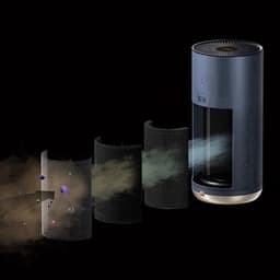Smartmi - Luchtreiniger - 380m³/u PCADR - Ingebouwde UV-lamp - OLED-touchscreen - Laserdeeltjessensor - Slimme bediening - Zwart — thumbnail 3