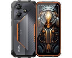 OSCAL MARINE 2 Robuuste Smartphone - 11000mAh Telefoon- 24GB RAM - 256GB ROM - Android 15 -Dual SIM - IP68 Waterdicht - Oranje