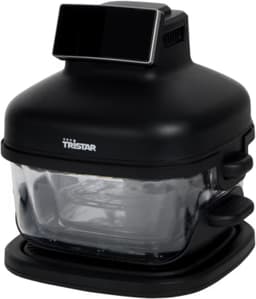 Tristar glazen airfryer 4.2 & 2.2 liter - Van frituren tot warmhouden -Minder olie nodig dan bij een normale frituur - Inclusief glazen schalen en grillrekken - Airfryer — thumbnail 3