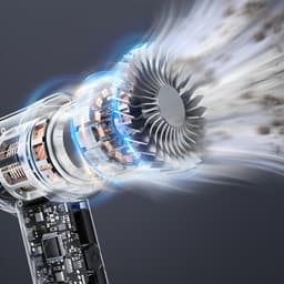4-in-1 Auto Stofzuiger - Kruimeldief - Zuigen & Blazen - 6 Opzetstukken - Draadloos – USB-C - Krachtige Handstofzuiger - Air Duster - 15Kpa — thumbnail 5