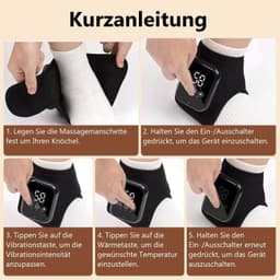 Apparaat met warmte, 3 massagemodi, 2000mAh accu, thuis & bureau, 2 stuks — thumbnail 5