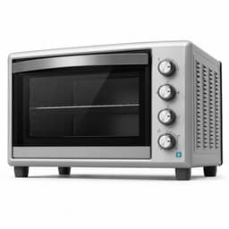 Mini Oven 60L – 2200W Heteluchtoven – 12 Functies – Rotisserie – Tot 230°C – Binnenverlichting — thumbnail 1