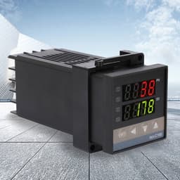 Temperatuurregelaar Digitale LED PID - Thermostaat - K-Thermoelement - Alarmfunctie - Max. 40 A SSR - AC 110-240 V — thumbnail 3