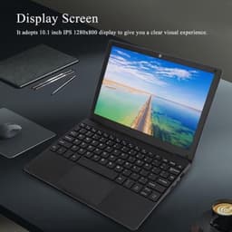10.1 Inch Android 12 laptop - IPS-scherm, Quad Core Processor en muis — thumbnail 3