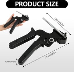 Cable Tying Gun, Metal, Tie Gun, Tension and Cutting Tools for Greenhouse, Stainless Steel Cables, Greenhouse Tools - ShopVlot — thumbnail 5