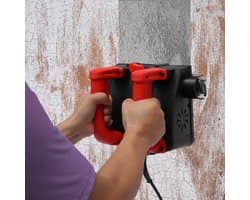 Elektrische Schepwandmachine 1200 W - Rood - 26 Wolfraamstalen Messen - Volledig Koperen Motor - Betonfreesmachine - DIY Elektrisch Gereedschap