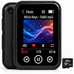GH Goods MP3 Speler met Bluetooth - MP4 - Voice recorder - Dicatafoon - Camera - FM radio - HIFI — thumbnail 1