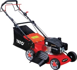 YATO YT-85503 Benzine Cirkelmaaier Zelftrekkend 46 cm - Loncin 139 cc (2.4 kW / 3.25 PK) - 4-in-1 Grasmaaier met Mulching - 60L Opvangzak - 8 Maaihoogtes - Stalen Dek — thumbnail 1