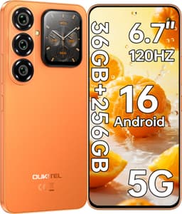 OUKITEL P2 PLUS 5G Smartphone 36GB RAM-256GB ROM-6.7 inch 120HZ FHD+-50MP Camera-Android16 — thumbnail 1