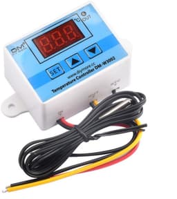 Digitale Temperatuurregelaar,Thermostaat met Verwarming en Koeling,DC 12V Digitaal Thermostaat met NTC-sensor voor Homebrewing,Vergister,Kas Terrarium — thumbnail 1