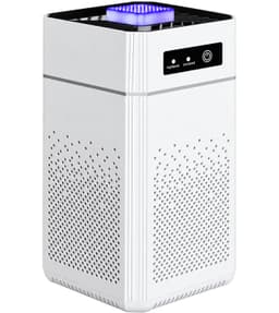 Vurnomi Luchtreiniger - Luchtzuiveraar - Aromatherapie - Luchtfilter - 3 Snelheden - Stille slaapmodus - Voor ruimtes tot 20 m2 - USB - Wit — thumbnail 1