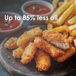 Vera Touch Luchtfriteuse, 10 l, olievrij, 1800 W, 10 digitale programma's, touchscreen, grillfunctie, instelbare timer, 2 standen, temperatuur 80-200 °C, gezond koken — thumbnail 3