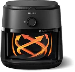 Philips 1000 Series Airfryer XXL - 6.2L - Voor 5 Personen - Zwart - RapidAir - 1700W — thumbnail 5