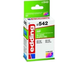 Edding Inktcartridge vervangt HP 62XL, C2P07AE Compatibel Cyaan, Magenta, Geel EDD-542 18-542