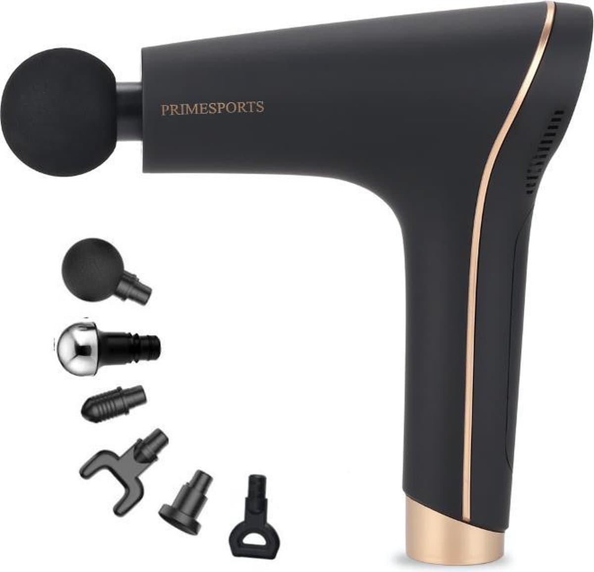 PRIMESPORTS® i6 - Massage gun – Klop en Vibratie Massage – 1000 tot 3600 rpm – LCD Touch Screen - moederdag kado — afbeelding 1