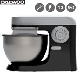 Daewoo SYM-1410: Keukenmachine - Kitchenaid - Antraciet - Keukenmixer - Met Accessoires - 700W - Foodprocessor - Keukenrobot — thumbnail 1