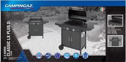 Campingaz 2 Series Classic LX Plus Gas barbecue - 2-Branders - opklapbare zijtafels - Zwart — thumbnail 4