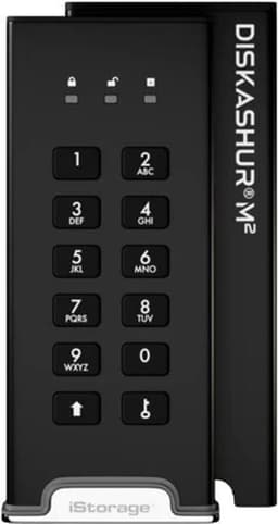 iStorage diskAshur M2 - externe harde schijf - M2 SSD - 240 GB - USB - 256-bit - Zwart — thumbnail 4