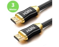 SAMMIT® HDMI Kabel 2.0 Full HD Gold Plated – HDMI naar HDMI Kabel - Kabels - Ultra HD 4K - TV / PC / Laptop / Console – 3 Meter
