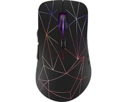 iDeskmate Oplaadbare Gaming Muis Draadloos - 7 Kleuren LED - Bluetooth - Game Muis