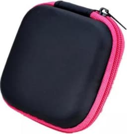 Oortjes opberg hoesje - Case - Etui - Organizer - Voor oordopjes en laadkabels - USB - Roze — thumbnail 1