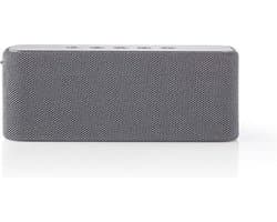 Nedis SPBT2002GY Luidspreker Met Bluetooth® 2x 30 W True Wireless Stereo (tws) Waterbestendig Grijs