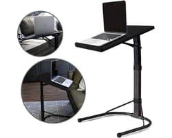 Inklapbare bijzettafel voor laptop | In hoogte verstelbaar | Inklapbaar | Laptopstandaard