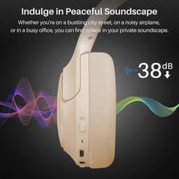 Draadloze hybride actieve ruisonderdrukkende hoofdtelefoon met 60 uur speeltijd en Hi-Res Audio — thumbnail 2