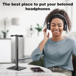 Universele Aluminium Hoofdtelefoonstandaard voor Gaming en Muziek — thumbnail 3