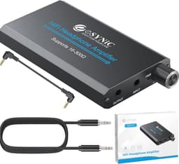 Draagbare HiFi Hoofdtelefoonversterker met Volumeknop en Gain-schakelaar voor MP3-Spelers en Smartphones — thumbnail 1