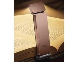 Oplaadbare leeslamp met dimfunctie en 3 kleuren temperatuur voor boeken in bed