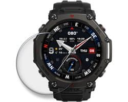 Strap-it Screen Protector van Glas – Krasbestendig, Helder, Ultradun – Glass – geschikt voor Amazfit T-Rex 3 Pro 48mm