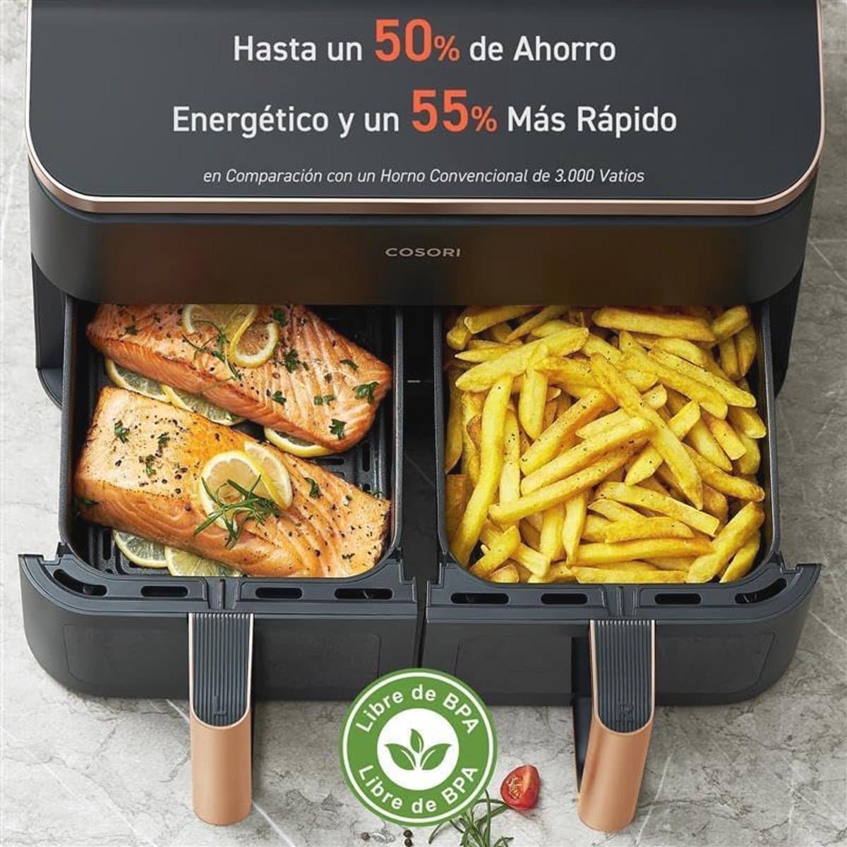 Dubbele Luchtfriteuse met 8,5 L Capaciteit en 8-in-1 Functie — afbeelding 1