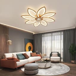 Plafondventilator met Verlichting, Afstandsbediening en Dimbare Functie — thumbnail 1
