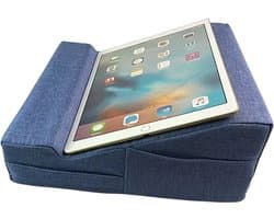 Laptopkussen met Standaard – Ergonomisch Laptop Kussen voor Bank en Bed, Geschikt voor Laptop, Tablet en Lezen, Comfortabel voor Thuiswerken-Blauw