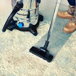 Industriële Stofzuiger - Droogzuiger - Bouwstofzuiger - 1500W - 30 Liter - Roestvrij Staal (RVS) - Sterke Zuigkracht - Alleszuiger voor Nat en Droog - Zilver/Blauw — thumbnail 5