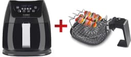 Heteluchtfriteuse met dubbele kamer 3 L – Gezond en snel frituren zonder vet – 1400 W — thumbnail 7