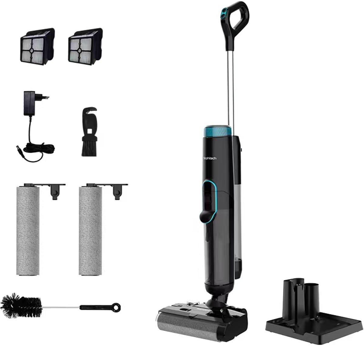 Sophitech DualClean Pro - Dweilstofzuiger 2-in-1 - Stofzuiger met Dweilfunctie - Nat & Droog - Zelfreinigend - Draadloos - Tot 40 min Accu — afbeelding 1