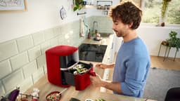 Bosch MAF462R0 Airfryer - Serie 4 - 6,1L - Ontdooifunctie - Dual heating - Warmhoudfunctie - 7 programma's - Tot 4 personen - Dieprood — thumbnail 5