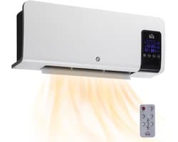 HOMCOM-Wandverwarming-ABS-54,5x12x21,5cm-Wit