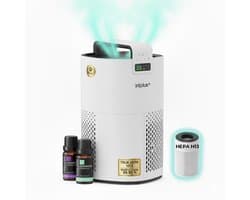 Airflow Luchtreiniger / Air Purifier voor Huisdieren & Allergie - 350 m³/h – HEPA Filter H13 – App bediening & Luchtkwaliteitsensor - intplus+