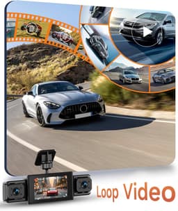 4-kanaals dashcam auto 360 graden, met 4 camera's 1080p voor en achter links, rechts, 2 inch 1080p dashcamera — thumbnail 3