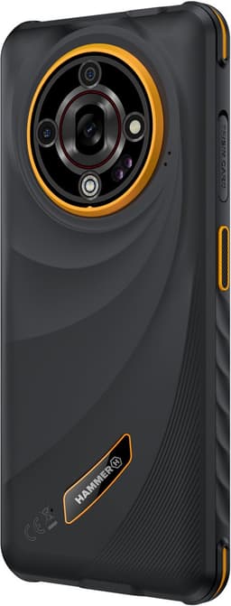 Hammer Iron 6 5G - Smartphone - bouwtelefoon - 8GB/256GB - Zwart en Oranje- IP69 waterdicht - 6050mAh - Dual SIM — thumbnail 3