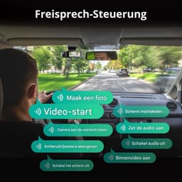 BOTSLAB 4K 3-Kanaals Dashcam Auto Voor Achter - 3-Kanaals 4K+1080P+1080P - GPS 5.8GHz WiFi Dashcam met - 128GB SD-kaart - 3.18" - Super Nachtzicht - WDR -G-sensor -loopopname -parkeermonitor- ADAS - dashcam voor auto — thumbnail 5