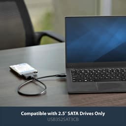 SATA naar USB kabel - 2,5" SATA III harde schijf adapter - extern converter voor SSD/HDD datatransfer — thumbnail 3