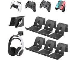Universele Opvouwbare Wandhouder voor Headset en Gaming Controllers (6 stuks)