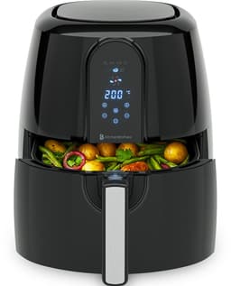 KitchenBrothers Airfryer XL - PFAS-Vrij - 1890W - Heteluchtfriteuse XXL - 7,2L Inhoud - 80ºC tot 200ºC - Zwart — thumbnail 1