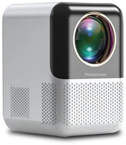 Namajunas - Mini beamers - Draagbare Beamer - Projector / Beamer - Smart Projector met 4K - Voor iOS en Android - Android 10 - WiFi 5 & Bluetooth 5.2 - Thuisbioscoop - Autofocus — thumbnail 1