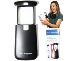 Vergrootglas 3x Met LED Verlichting - Handige Zakloep Voor Lezen - Ideaal Cadeau